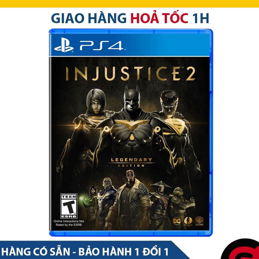 Đĩa Game PS4: Injustice 2 Legendary Edition