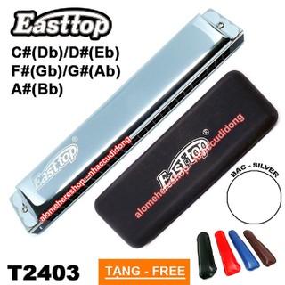 Harmonica Tremolo Easttop T2403 5 Tones Giáng Db/Eb/Gb/Ab/Bb