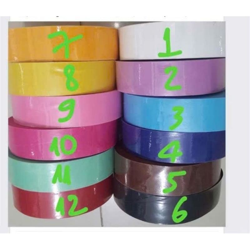 set viền vải thô 60m gồm 12 màu mỗi màu 5m