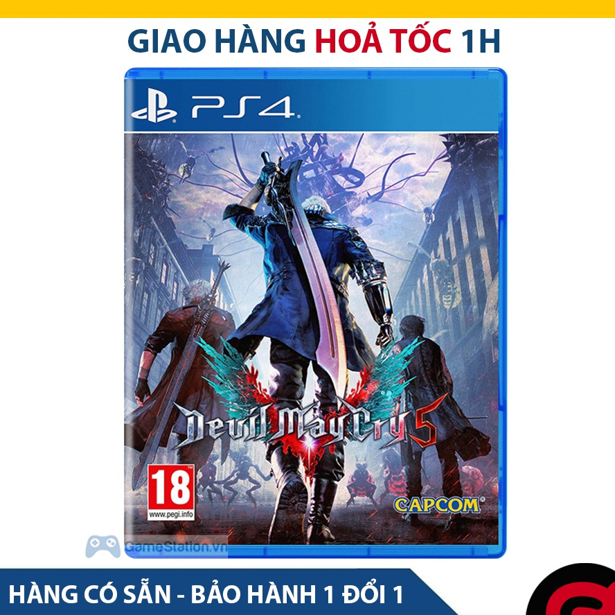 Đĩa Game PS4: Devil May Cry 5
