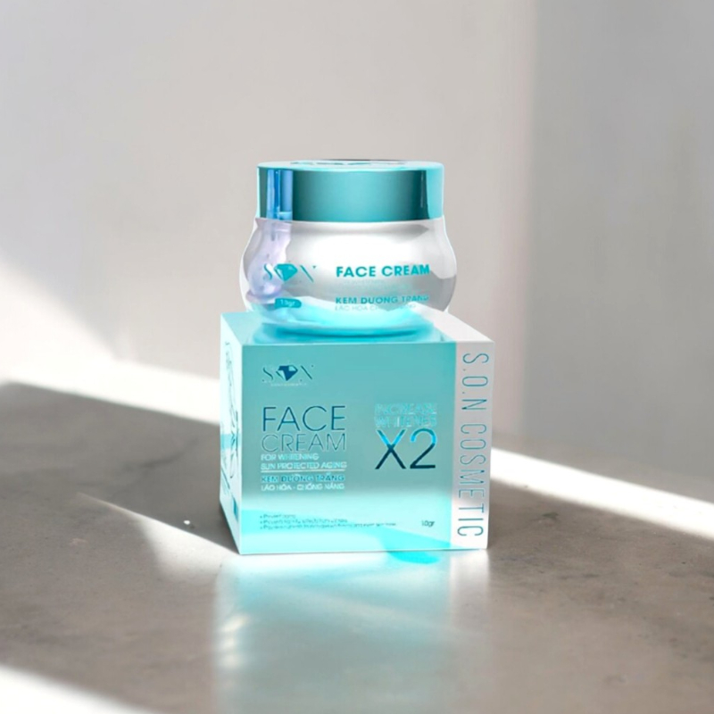 Combo Face Giảm Nám Trắng Tím SON Cosmetic + Cao Bưởi Lớn 20g SON Cosmetic Chính Hãng Tặng Cao Bưởi