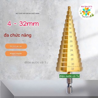 Mũi Khoan Tháp NUR 4-32mm - khoan đa năng trên mọi vật liệu