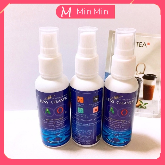 Lọ nước xịt rửa kính mắt siêu sạch xịt cả màn hình máy tính điện thoại