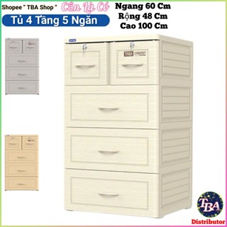  TBA SHOP Tủ nhựa Duy Tân Vân Gỗ Cao Cấp 4 Tầng 5 Ngăn -(GIAO HỎA TỐC TẠI TP.HCM - LIÊN HỆ SHOP)