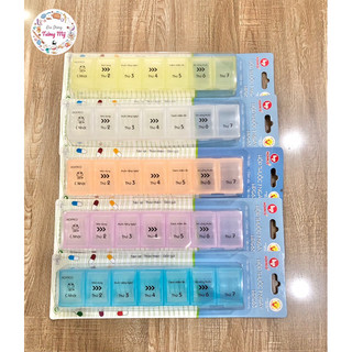 [Chính Hãng HOFACO] Hộp Chia Thuốc 7 Ngày Size Lớn/ Nhỏ, Hộp Nhắc Nhở Uống Thuốc - giadungtuongmy