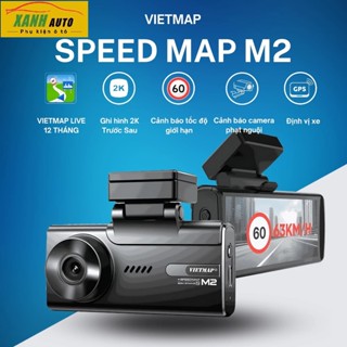 CAMERA HÀNH TRÌNH VIETMAP SPEED M2 CẢNH BÁO GIAO THÔNG, GIÁM SÁT XE TỪ XA, GHI HÌNH TRƯỚC SAU 2K