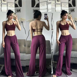 Quần Dài Dáng Suông Thể Thao Q19 Gym-Yoga-Aerobic  Hàng xuất khẩu 