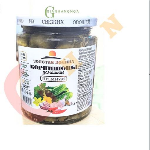 Hũ Dưa chuột muối kiểu Nga 500gr