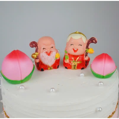 Phụ kiện trang trí- Ông Thọ, Bà Thọ, trang trí bánh kem