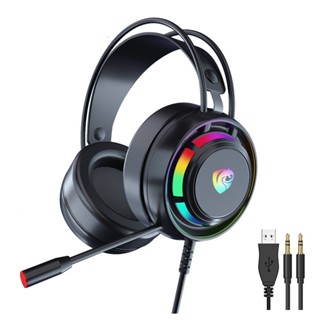 Tai Nghe PSH300 Led RGB Gaming Headset jack 3.5 + USB tiện lợi cho máy tính laptop