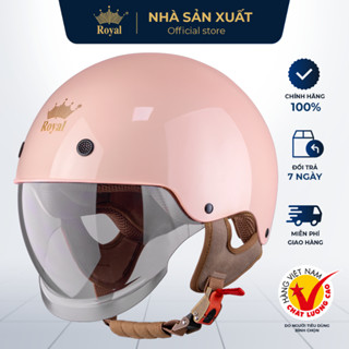 Mũ Bảo Hiểm Royal Chính Hãng M239 Kính Âm Cao Cấp , Nón Bảo Hiểm Royal Nửa Đầu Có Kính Full Mặt Nam Nữ - NHÀ SẢN XUẤT