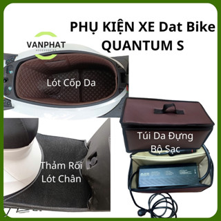 Lót Cốp Xe Máy Điện Dat Bike QUANTUM S S1 S2 S3 Túi Đựng Bộ Sạc Cách Nhiệt Thảm Lót Sàn Lót Chân Chống Trơn VẠN PHÁT