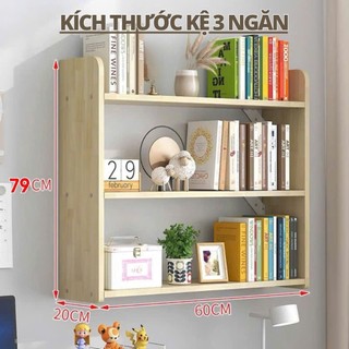 Kệ Sách Treo Tường Kệ Để Bàn Bằng Gỗ Đựng Sách Đồ Chơi Trang Trí Phòng Học Cho Bé, Kệ Gỗ Mầm Non Montessori