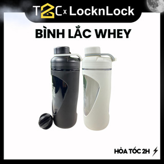 Bình Lắc Tập LocknLock Gym Lắc Whey Shaker 800ml HAP949WHT HAP949BLK Cao Cấp Chính Hãng T2C