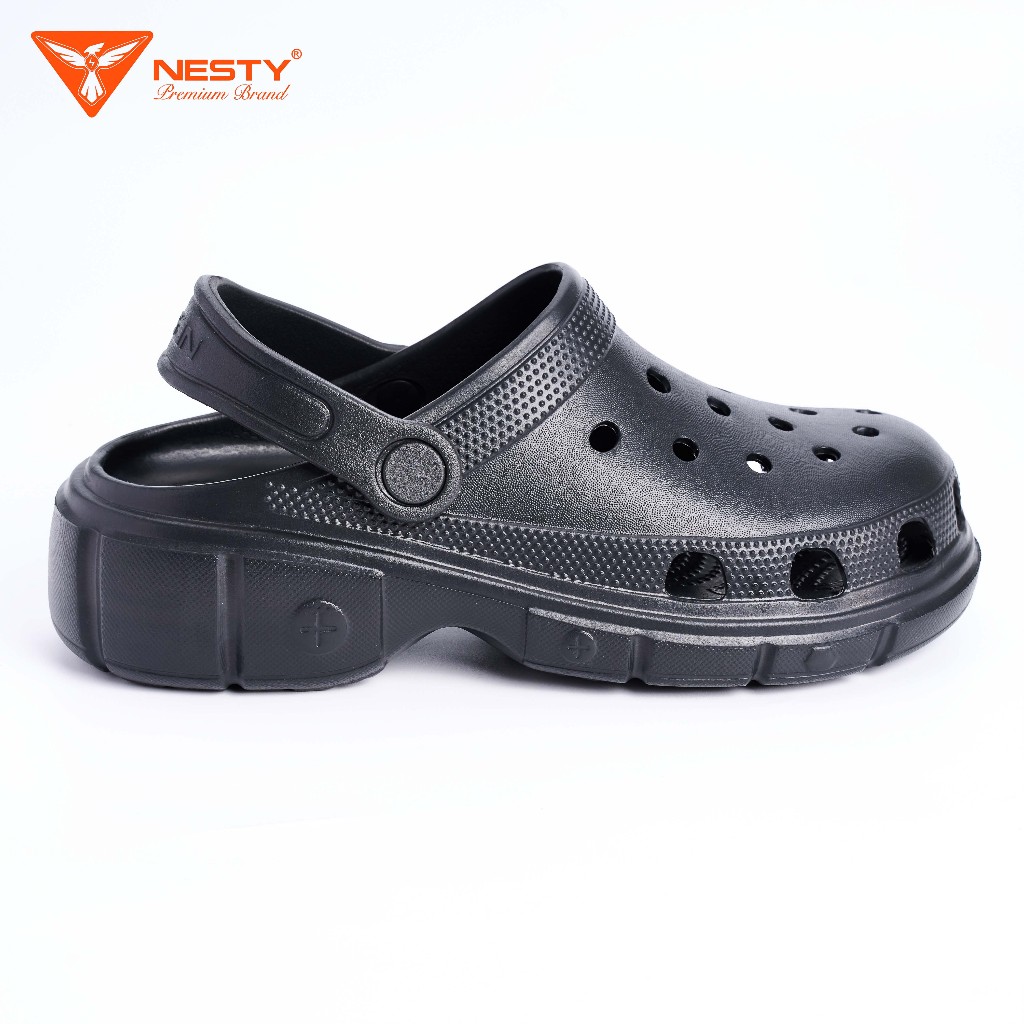 [NE01] [Tặng Charm] Dép Sục Nam Nữ NESTY Kiểu Dáng Basic Đế Mềm Cao 4cm | BigBuy360 - bigbuy360.vn