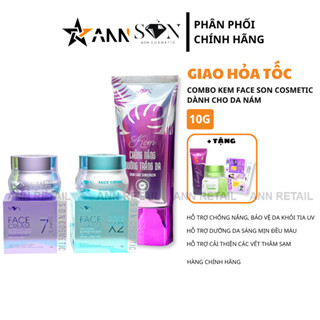 [Chính Hãng] Combo Kem Face SON Nguyễn Tiên Giảm Nám + Kem Chống Nắng SON Cosmetic