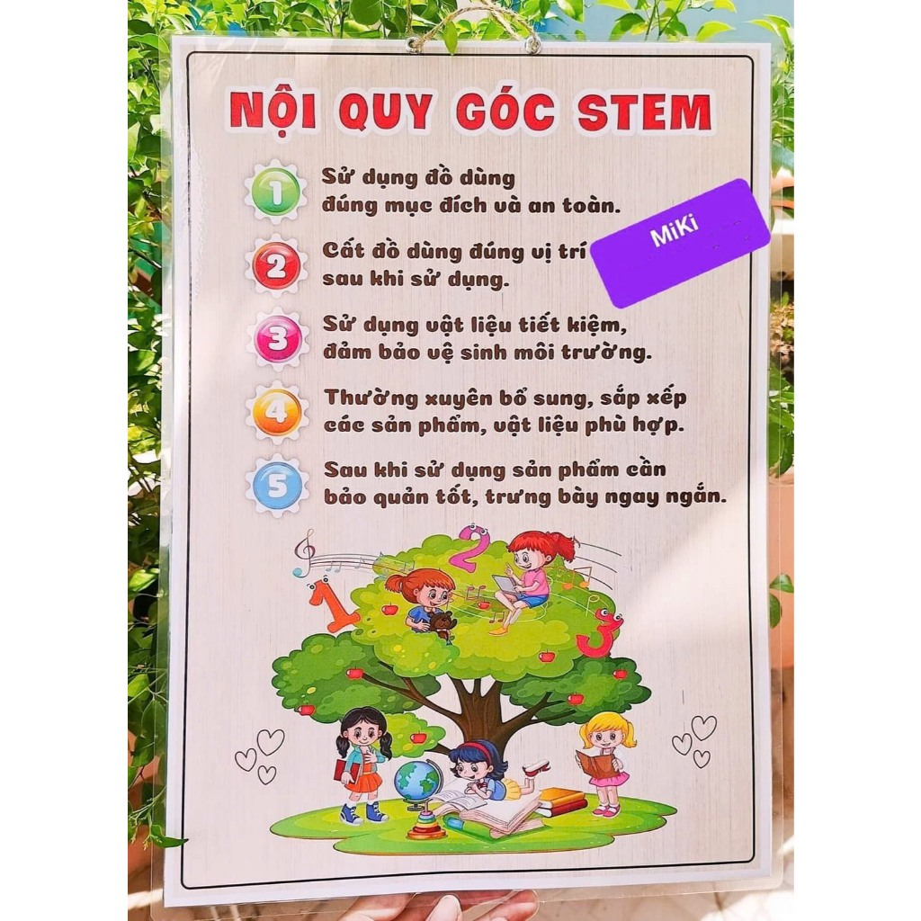 nội quy góc STEM