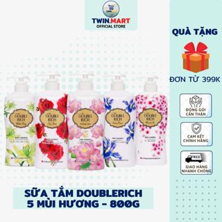 Date xa - Sữa Tắm Double Rich 800g - Hàn Quốc - Hoa hồng, anh đào, iris, lily, sen gạoo là