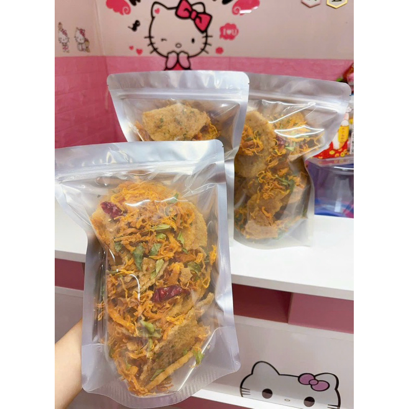 CƠM CHÁY KHÔ GÀ TÚI LỚN 500G