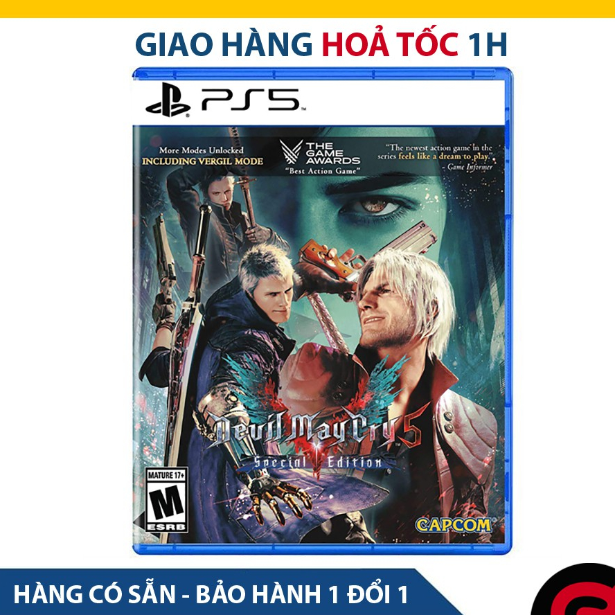 Đĩa Game PS5: Devil May Cry 5 Special Edition