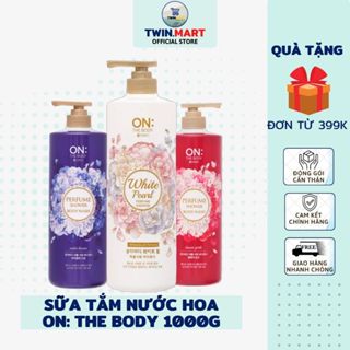 1000G Sữa tắm hương nước hoa On: The Body - Classic Pink - Violet dream - White Pearl - Chai 1KG