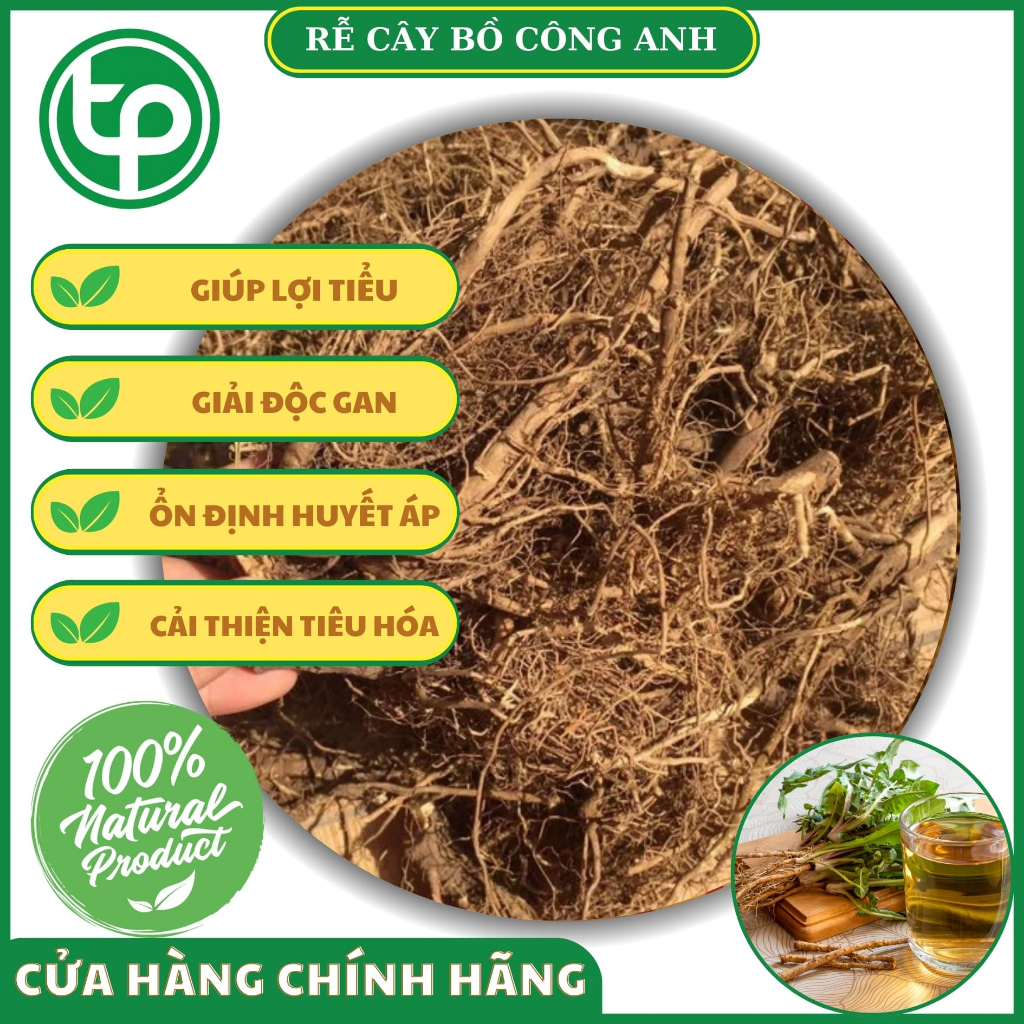 Rễ cây bồ công anh 1kg - Tấn Phát - Trà ngon bổ dưỡng