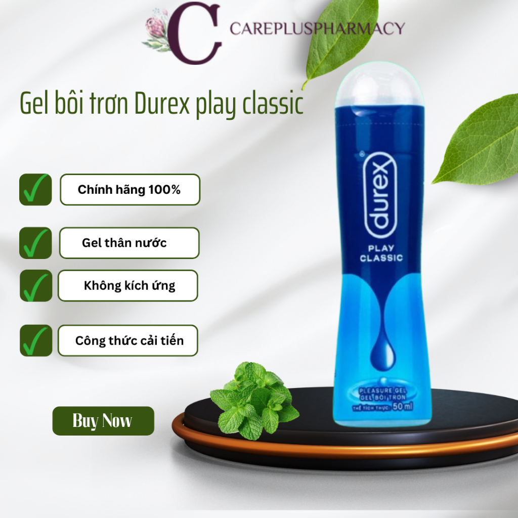 Gel bôi trơn durex play classic