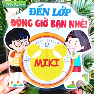 KHẨU HIỆU TRANG TRÍ LỚP (Đồ dùng dạy học Miki)