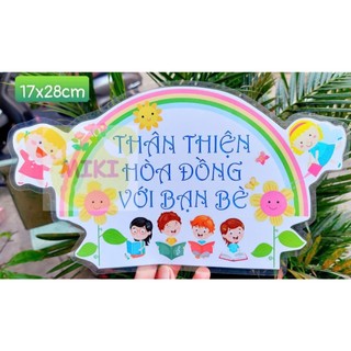 KHẨU HIỆU TRANG TRÍ LỚP (Đồ dùng dạy học Miki)