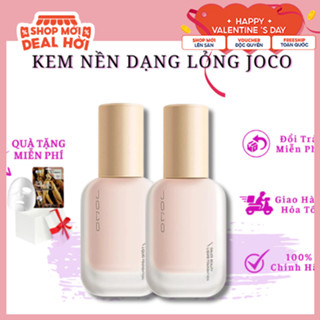 Kem nền dạng lỏng JOCO - Kem nền JOCO dạng lỏng che khuyết điểm, chống nước, kiềm dầu, trong suốt, mỏng nhẹ, che phủ cao