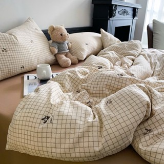 BỘ CHĂN GA GỐI [HOẢ TỐC] MỀN CHẦN BÔNG COTTON ĐŨI - Ga giường nhập khẩu VINTAGE, MỀN CÓ RUỘT