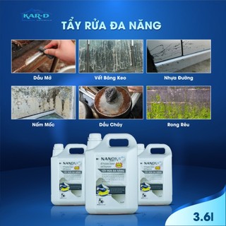Tẩy Rửa Đa Năng Nanoka Xử Lí Băng Keo , Nhựa Đường , Dầu Cháy Cho Nhiều Vết Bẩn và Các Bề Mặt