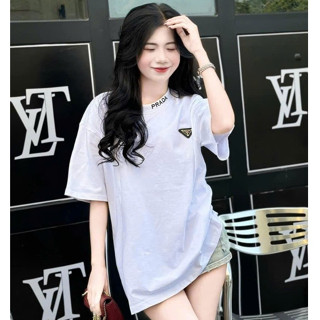  Áo thun nữ tay lỡ chất cotton khô 3158 logo PANDA phong cách Hàn Quốc CAMASTORE M5542 