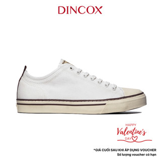 Giày Sneaker Vải Canvas Nam DC23 Off/White Dincox Đơn Giản Tinh Tế