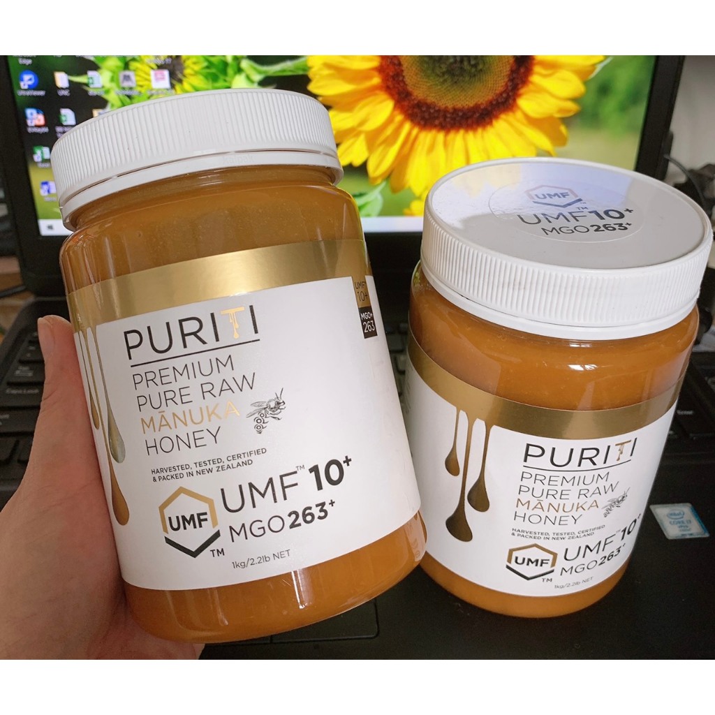 MẬT ONG CAO CẤP UMF 10+MGO 263+ MANUKA PURITI PREMIUM PURE RAW MANUKA HONEY 1KG - NEW ZEALAND