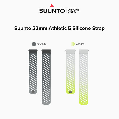 Dây đeo đồng hồ thể thao Suunto Athletic 5 22mm S+M - Chính hãng, Bảo hành 1 năm