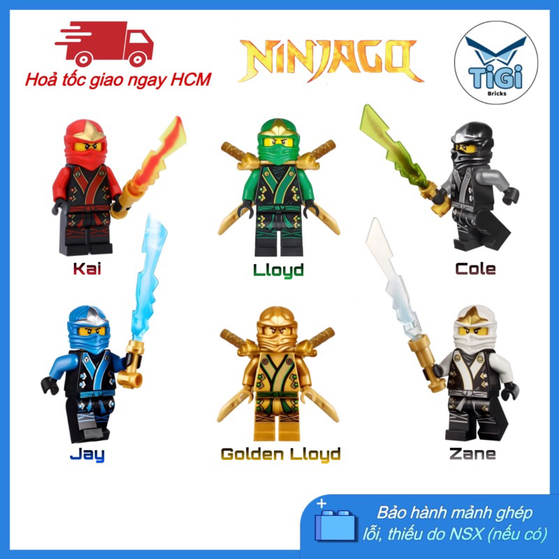 Đồ chơi Mô Hình Lắp Ráp Nhân Vật Ninjago Kimono Season 2 - Lắp ráp xếp hình Nhân vật Ninja Minifigur