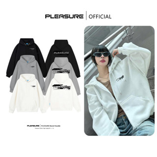  Áo Hoodie Nỉ Lông Cáo PLEASURE Signature Boxy Form Châu Âu Dáng Rộng Unisex Nam Nữ Local Brand PL15 