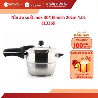 Nồi áp suất inox 304 Elmich 20cm 4.0L EL3369