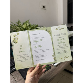 Thiệp cưới gập 3 TP41