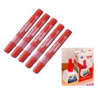 Bộ 05 Cây Bút Lông Bảng FO-WB02 Và 01 Hộp Mực Lông Bảng FO-WBI02 (Màu Đỏ)