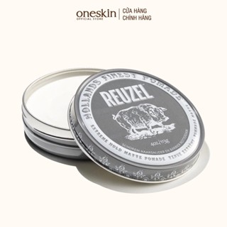 Sáp vuốt tóc Reuzel Extreme Hold Matte Pomade 35g - 113g - 340g, Pomade gốc nước giữ cao, không bóng