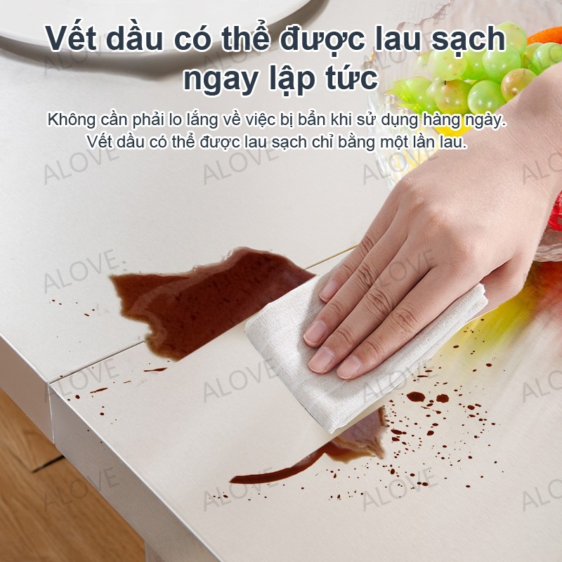 ALOVE Bàn Gấp Inox Chống Gỉ Đa Năng Phù Hợp Cho Văn Phòng Nhà Bếp Ngoài Trời Chất Liệu Hợp Kim Titan | BigBuy360 - bigbuy360.vn