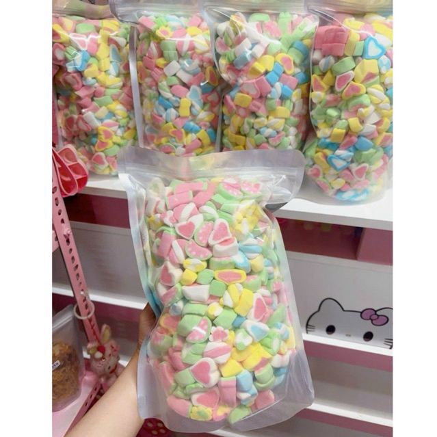 500G Kẹo Bông Gòn Marshmallow Mix