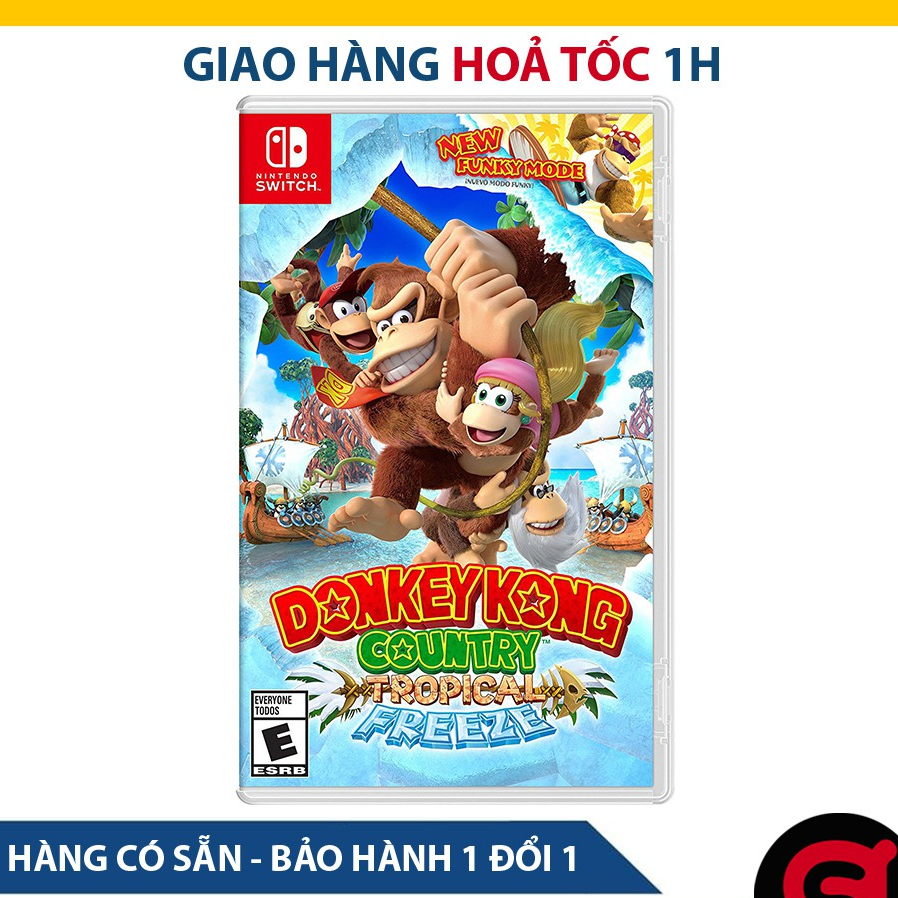 Game Donkey Kong Country: Tropical Freeze - Cho Máy Nintendo Switch