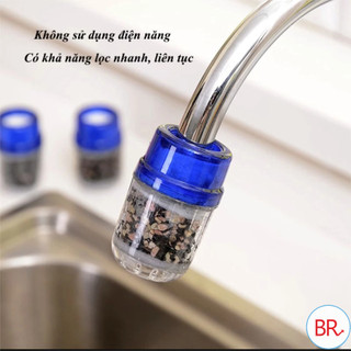 Đầu lọc nước đá than carbon làm sạch nước tại vòi - 00648