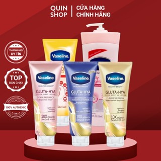 Sữa Dưỡng Thể Trắng Da, Chống Nắng Vaseline Healthy White, Gluta Hya Serum Burst Lotion