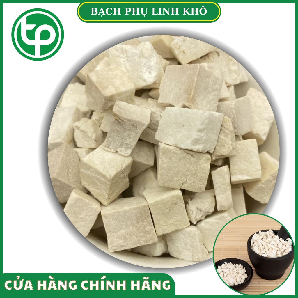 [Hàng sạch khô cao cấp] Bạch phục linh khô - Tấn Phát - Túi lớn 500gram