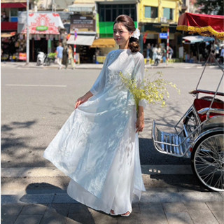  LINN Design Áo dài cách tân Vũ Yên  đã kèm quần  