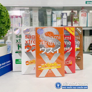 Bao Cao Su SAGAMI Xtreme Hôp 10 Cái. Hàng Chính Hãng